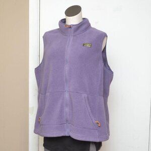 L.L. Bean Purple Fleece Vest